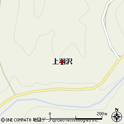 宮城県登米市登米町大字日根牛（上羽沢）周辺の地図