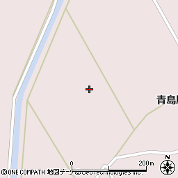 宮城県登米市南方町新青島浦周辺の地図