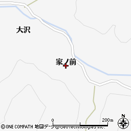 山形県鶴岡市少連寺家ノ前周辺の地図