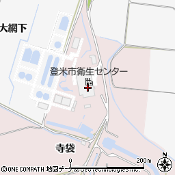 宮城県登米市南方町新寺袋周辺の地図