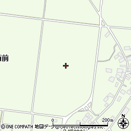 宮城県登米市迫町森八幡浦周辺の地図