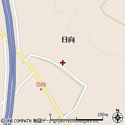 宮城県栗原市高清水日向76周辺の地図