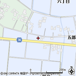 宮城県登米市中田町宝江新井田佐渡待井周辺の地図