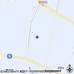 宮城県登米市中田町宝江新井田上待井61周辺の地図