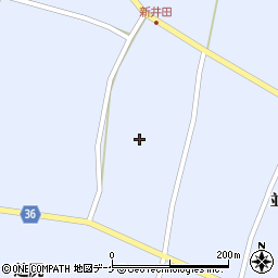 宮城県登米市中田町宝江新井田上待井61-1周辺の地図