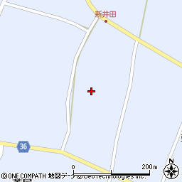 宮城県登米市中田町宝江新井田上待井56周辺の地図