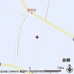宮城県登米市中田町宝江新井田上待井54周辺の地図