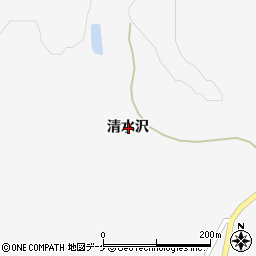 宮城県栗原市瀬峰清水沢周辺の地図