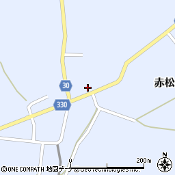 赤松簡易郵便局周辺の地図