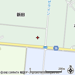 宮城県登米市中田町宝江森周辺の地図