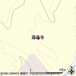 山形県鶴岡市田川蓮花寺周辺の地図
