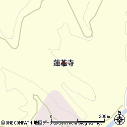 山形県鶴岡市田川（蓮花寺）周辺の地図