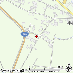 宮城県登米市迫町森平柳244周辺の地図
