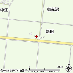 宮城県登米市迫町森新田周辺の地図