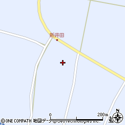宮城県登米市中田町宝江新井田上待井25周辺の地図