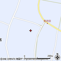 宮城県登米市中田町宝江新井田上待井31周辺の地図
