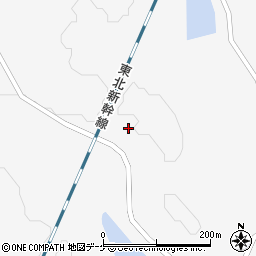 宮城県栗原市瀬峰刈安沢240周辺の地図