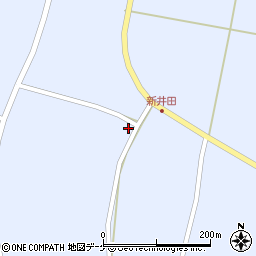 宮城県登米市中田町宝江新井田上待井31-3周辺の地図