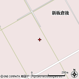 宮城県登米市南方町新板倉後周辺の地図