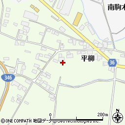 宮城県登米市迫町森平柳86-5周辺の地図