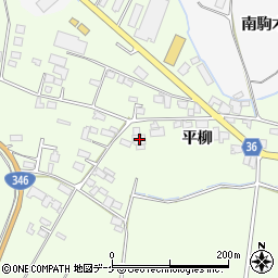 宮城県登米市迫町森平柳86-6周辺の地図