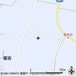 宮城県登米市中田町宝江新井田上待井53周辺の地図