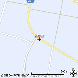新井田周辺の地図