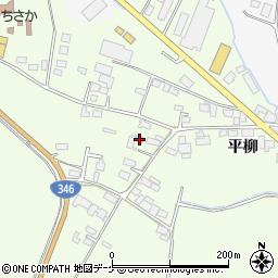 宮城県登米市迫町森平柳66周辺の地図