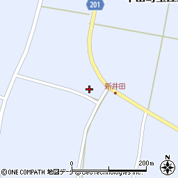 宮城県登米市中田町宝江新井田上待井13-4周辺の地図