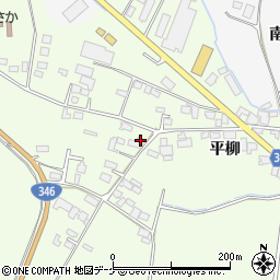 宮城県登米市迫町森平柳67-2周辺の地図