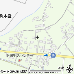 宮城県登米市迫町森平柳300-2周辺の地図
