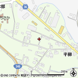 宮城県登米市迫町森平柳12-2周辺の地図