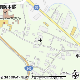 宮城県登米市迫町森平柳11周辺の地図
