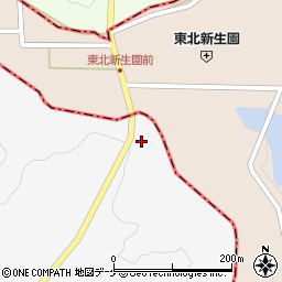 宮城県栗原市瀬峰清水沢107-6周辺の地図