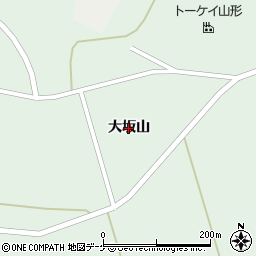 山形県鶴岡市田代（大坂山）周辺の地図