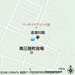 志津川郵便局周辺の地図