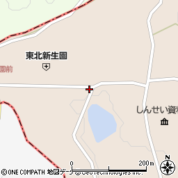 葉ノ木沢簡易郵便局周辺の地図