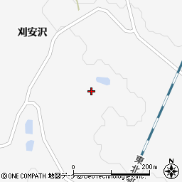 宮城県栗原市瀬峰刈安沢270周辺の地図