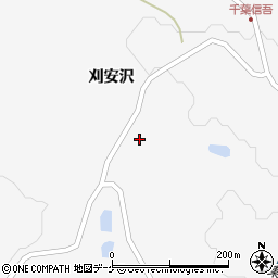 宮城県栗原市瀬峰刈安沢280-1周辺の地図