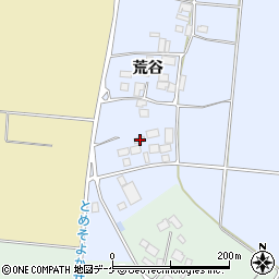 宮城県登米市中田町宝江新井田荒谷57周辺の地図