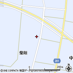 宮城県登米市中田町宝江新井田中斉周辺の地図