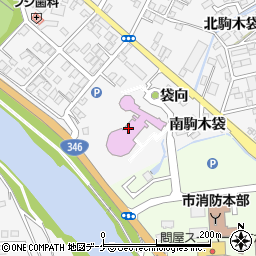 登米祝祭劇場（水の里ホール）　小ホール周辺の地図