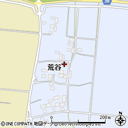 宮城県登米市中田町宝江新井田荒谷76周辺の地図