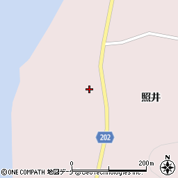 宮城県登米市東和町米谷野地周辺の地図