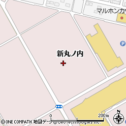 宮城県登米市南方町新丸ノ内周辺の地図