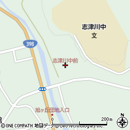 志津川中前周辺の地図