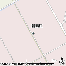 宮城県登米市南方町（新鶴江）周辺の地図