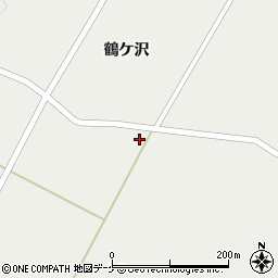 山形県鶴岡市馬渡鶴ケ沢319周辺の地図