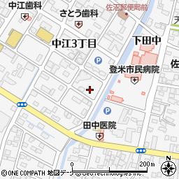 中江南公園周辺の地図