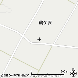 山形県鶴岡市馬渡鶴ケ沢24-8周辺の地図